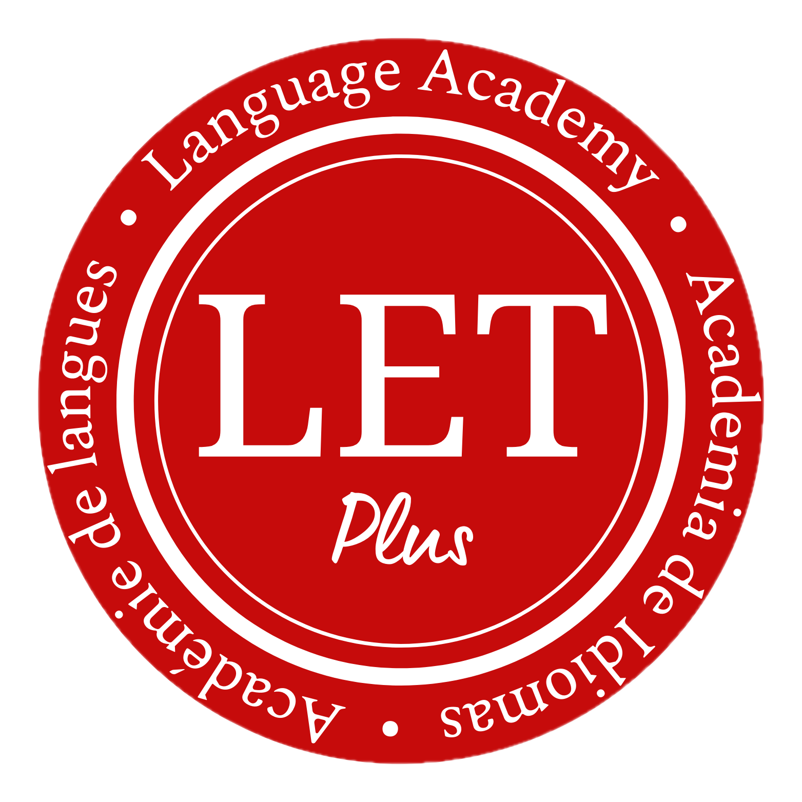 LET+ Language Academy logo